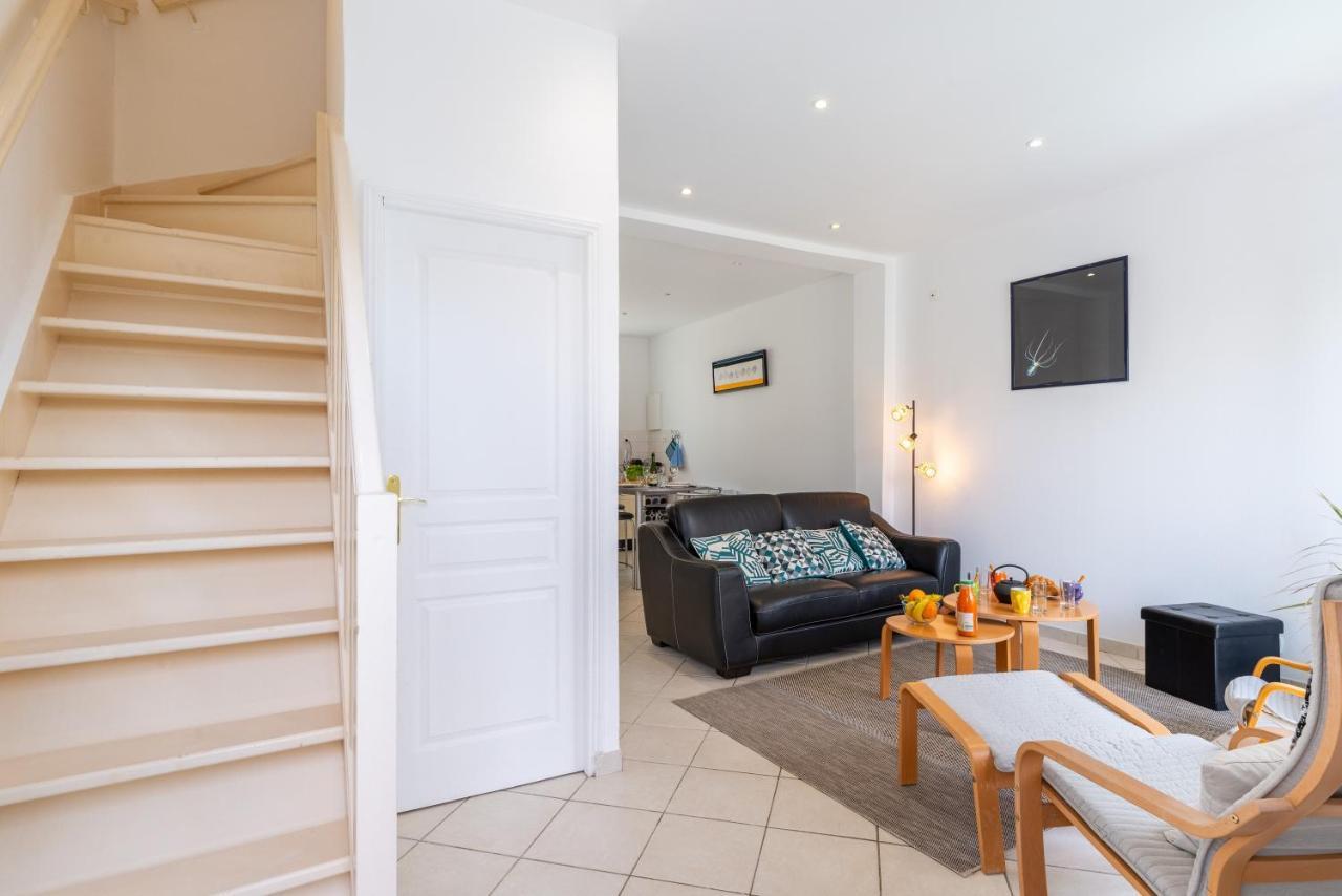 Les Bleuets - Duplex Avec Vue Mer เปลเนิฟ-วัล-อ็องเดร ภายนอก รูปภาพ
