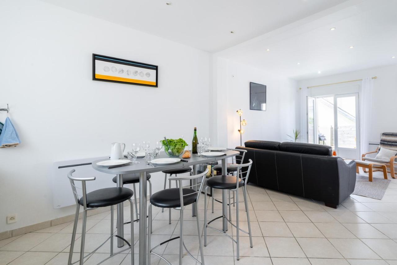 Les Bleuets - Duplex Avec Vue Mer เปลเนิฟ-วัล-อ็องเดร ภายนอก รูปภาพ