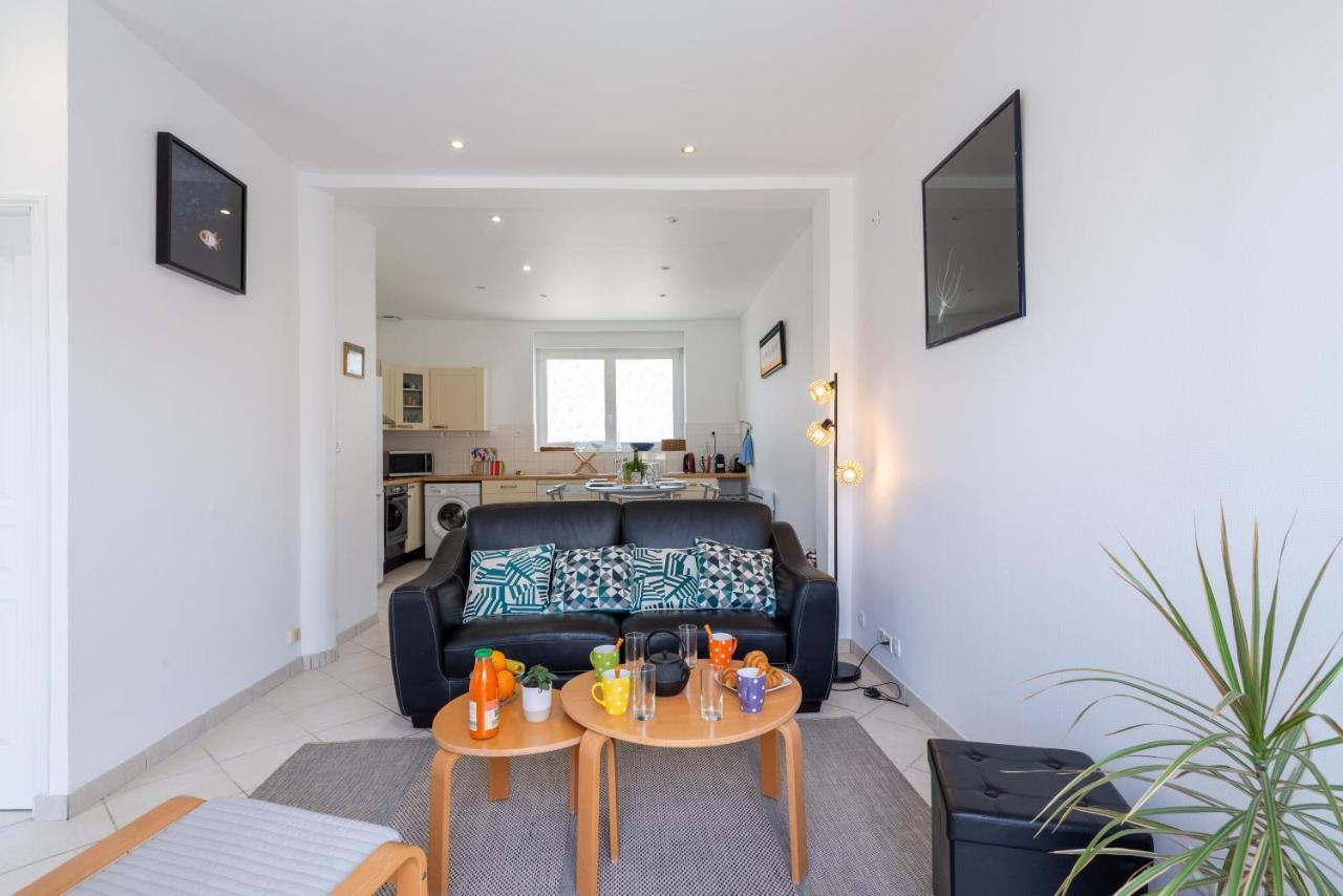 Les Bleuets - Duplex Avec Vue Mer เปลเนิฟ-วัล-อ็องเดร ภายนอก รูปภาพ
